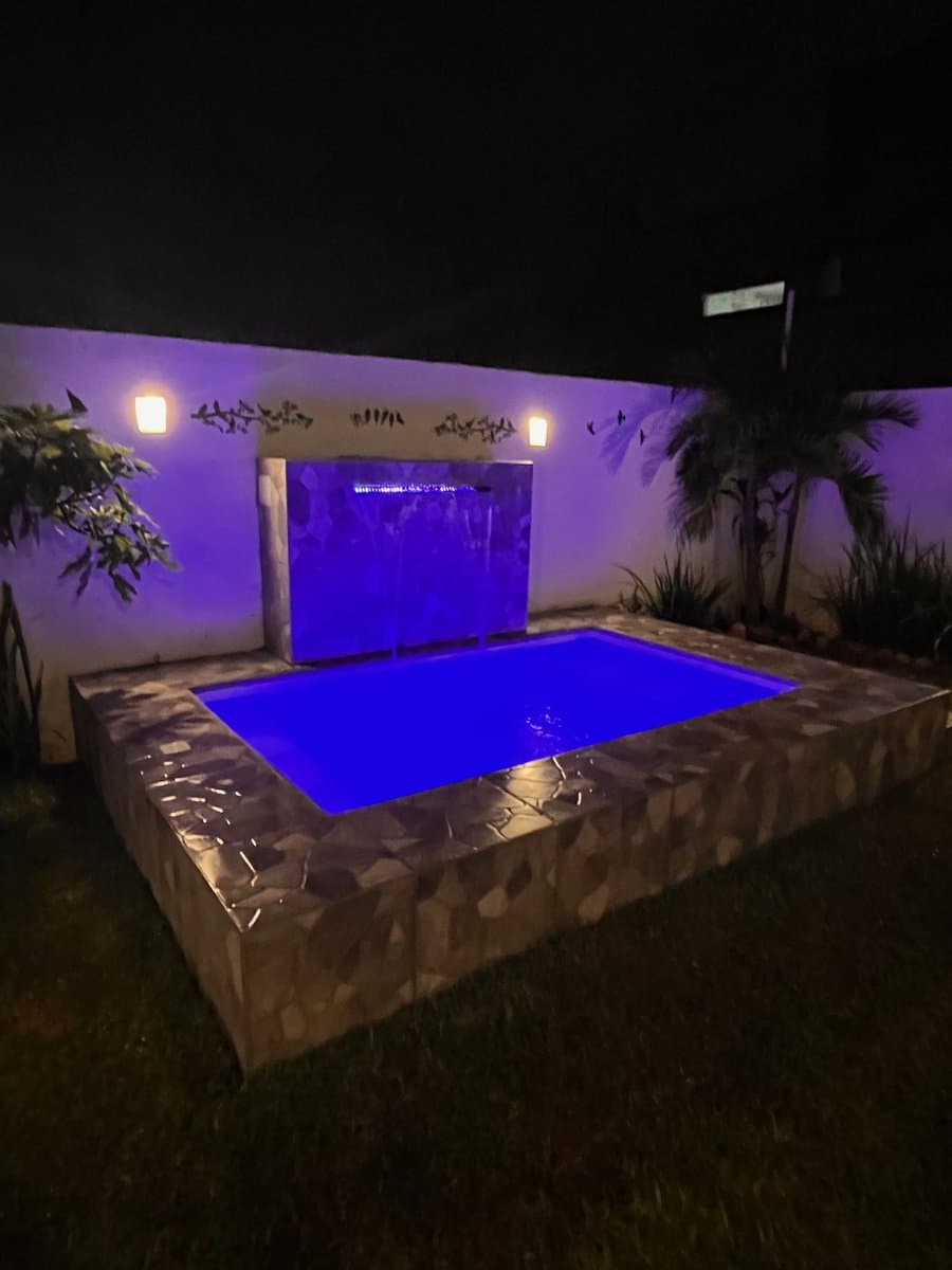 Piscina glüp instalada — proyecto 9 en la Península de Yucatán